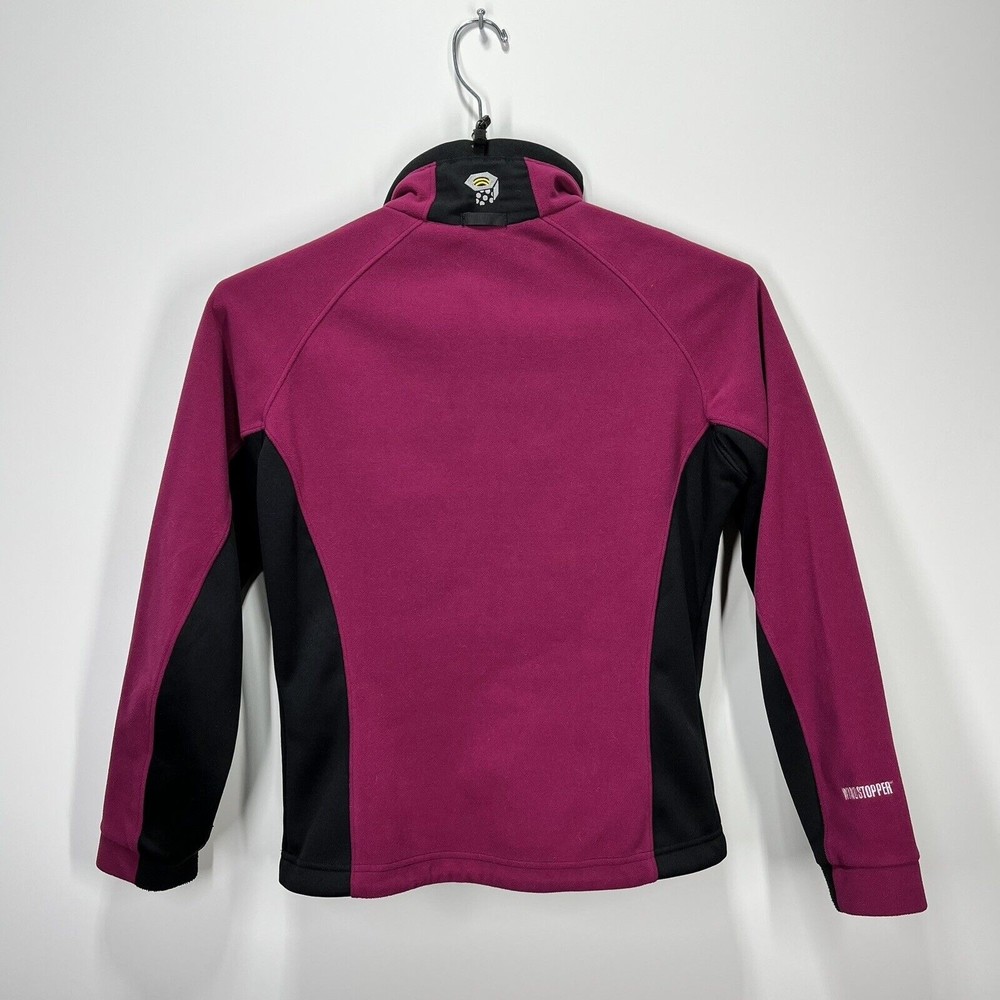 Mountain Hardware Womens Jacket Size 8 Pink Long Sleeve Fleece Outdoor Full Zip - Picture 2 of 9